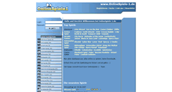 Desktop Screenshot of onlinespiele-1.de